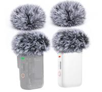 Osmo Pocket 3 Lot de 4 filtres anti-pop pour microphone extérieur sans fil avec réduction du bruit, housses de micro applicables au micro sans fil 2, Osmo Pocket 3 Creator Combo