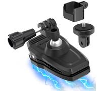 Osmo Pocket 3 Magnétique Sac à Dos Support Compatible avec GoPro Hero 12-3 d'action Caméras 360° Rotatif de Sangle Support Compatible avec Insta360 X5/X4/X3/X2/X Mains Libres Accessoires de vlogging