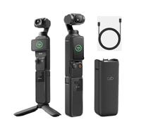 OSMO Pocket 3 Poignée de batterie 2800 mAh pour DJI Osmo Pocket 3, poignées de batterie d'appareil photo, support de charge, affichage LED, filetage trépied 1/4", accessoires de chargeur léger (85 g)
