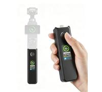 Osmo Pocket 4 Lot de 2 poignées de batterie à charge rapide 20 W, compatibles avec DJI Pocket 3/4 avec écran LCD couleur - Vitesse de charge et température de la batterie visibles - 5000 mAh