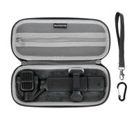 Osmo Pocket 4 Pro Étui de transport - Sac de rangement rigide portable en polyuréthane pour DJI Osmo Pocket 4 Pro et poignée filetée 1/4 Organiseur d'accessoires, Noir , Décontracté