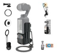 Osmo Pocket4/3Magnétique Lampe,Pocket4/3Magnétique Téléphone Support, Portable Vlog Selfies Vidéo Lampe,Lumineuse Douce Lumière Réglable Couleur compatible avec DJI OSMO Pocket4/3Creator Accessoires