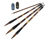 Osmond 1 Ensemble de Pinceaux de Calligraphie Chinoise avec Support de Repose-Stylo, Pinceaux de Peinture, Outils de Calligraphie Traditionnels pour Artistes Débutants