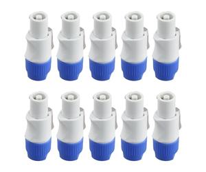 Osmond 10 Pièces Connecteur Powercon Mâle 3 Broches Prise D'Entrée de Signal pour Faisceau de Scène Lumière de Sortie de Puissance