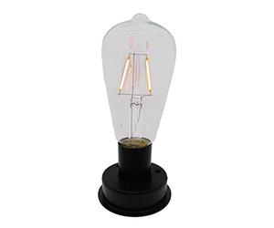 Osmond 1Pc Solaire LED Ampoule à Filament de TungstèNe Lampe 2800K Capteurs de LumièRe Automatique ClôTure Veilleuses pour Lampe de Jardin (8.5Cm)