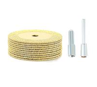 Osmond 1set 40 mm Lame de Coupe Circulaire de la Tronçonneuse en Diamant Outil Rotatif Plaqué Lame de Coupe en Diamant avec Bielle de Connexion