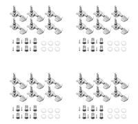 Osmond 24 Pieces de Guitare Acoustique de Machine Boutons Corde de Guitare Vis de Tuner (12 pour Gauche et 12 pour Droite)