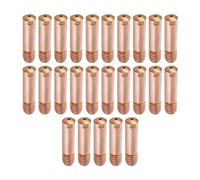 Osmond 25 Pièces 15AK Buse de Contact MIG Accessoires de Soudage à Gaz de Protection Accessoires de Soudage à Gaz de Protection Buse de Protection 0.9
