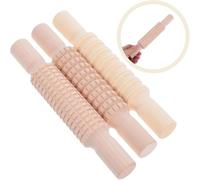 Osmond 3pcs Clay and Texture Rouleaux pour Poterie, Parfait pour Les Cours D'Artisanat à Domicile et à L'École