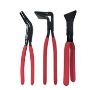 Osmond 3PCS Pinces Pliantes Pinces à Cintrer 45/90/180° Ensembles de Pinces Pliantes avec Manche Antidérapant Ensemble de Pinces à Cintrer en Métal pour les Couvreurs