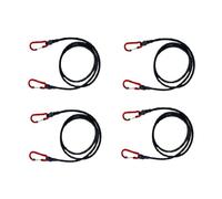 Osmond 4 Pièces de Corde Élastique de Camping en Plein Air pour, Randonnée, Bagages, Corde Extensible, Accessoires de Camping 120 cm