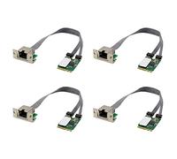 Osmond 4X Carte Réseau Ethernet M.2 A + E Key 2.5G Carte Réseau de Contrôle Industriel RTL8125B Adaptateur Réseau PCI Express