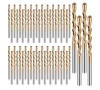 Osmond 50 Pièces de Forets pour Cloisons Sèches, Forets de Coupe à Pointe de Scie en Spirale de 1/8 Pouce, Forets de Coupe pour Cloisons Sèches en Acier M2