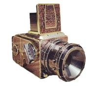 Osmond 503CW Camera 3D Metal Puzz Couleur Simulation Cam¨¦ra Mod¨¨Le D'Assemblage de Bricolage Fait ¨¤ la Main