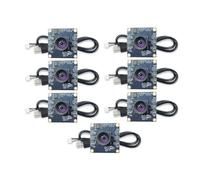 Osmond 7 Pièces 100 Degrés Module de Caméra 1MP OV9732 1280x720 USB sans Pilote Mise au Point Manuelle avec Câble de 3 Mètres pour WinXP/7/8/10