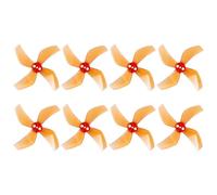 Osmond 8 Pi¨¨Ces D51 2020 H¨¦lice 4 Pales 2x2x4 2 Pouces 1,5 mm PC H¨¦lice pour RC FPV Racing Freestyle OddityRC Tinywhoop Drone B