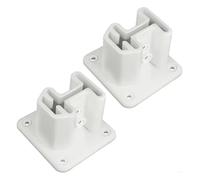 Osmond 832414D Brides D'Échelle de Piscine, Pièce de Rechange pour Piscine, Brides de Réparation D'Échelle, Texture en Résine pour Toutes les Conditions