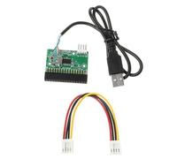 Osmond Adaptateur de Câble USB 3,5" pour Disquette vers Carte de Circuit Imprimé (PCB) pour Disquette U 1,44 Mo 3,5". Connecteur de Lecteur de Disquette 1,44 Mo 3,5".