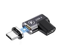 Osmond Adaptateur Magnétique USB4.0 8K@60Hz avec 8 Broches PD pour la Transmission Vidéo en Coude