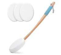 Osmond Applicateur de lotion pour le dos, les pieds, 4 tampons remplaçables, 1 longue poignée, applicateur de lotion pour le dos pour personnes âgées, femmes