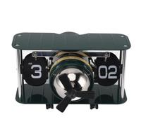 Osmond Avion Flip Clock Airplane Head Desk Horloge Flip Clock avec Une Fonction de Rappel Pratique pour Office Green