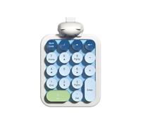 Osmond B?Ren-Cartoon Clavier numérique sans 18 dents 2,4 g pour comptable, bleu