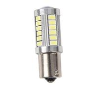 Osmond BA15S 12V Blanc LED Veilleuse Ampoule de Voiture 1156 P21W Argent 33-LED