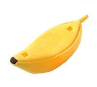 Osmond Bananes, confortable et portable, tapis et fournitures pour chien, jaune