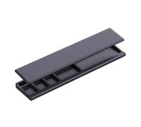 Osmond Boîte de Rangement de Bureau pour Clavier Mécanique, Repose-Poignet, Souris, Repose-Poignet, Support de Paume, Support de Frappe de Bureau, Noir