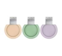 Osmond Bouteilles de voyage portables en silicone de grand diamètre, faciles à installer