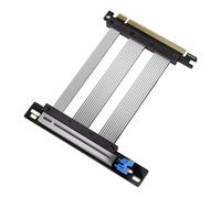 Osmond Câble Rallonge PCI-E X16 5.0 pour Carte Graphique, Extension GPU PCI Riser Shielded Extender pour ATX/ITX 90 Degrés B
