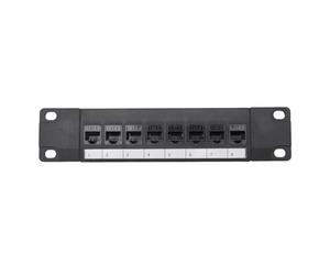 Osmond Câble réseau RJ45 8 ports droit CAT6 avec cadre de distribution Jack Ethernet