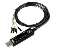Osmond Câble Série USB vers TTL (C) de Qualité Industrielle, Interface à Tête Libre 6 Broches, Circuit de Protection d'origine FT232RNL