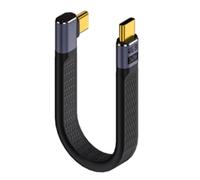 Osmond Câble USB 4 Coudé Court 13,5 cm Type C 40 Gbit/S PD240W Câble de Charge