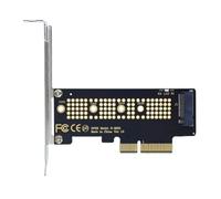 Osmond Carte Adaptateur SSD M.2 NVME vers PCIe 4.0 64 Gbit/S M-Key PCIe4.0 X4 pour PC de Bureau PCI-E GEN4