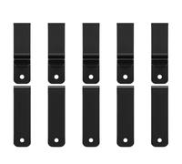Osmond Ceinture Métallique de 10 Pièces et Holsterclips Single Spring Backle Black DIY Craft Crows