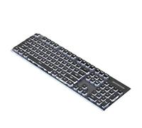 Osmond Clavier mécanique filaire LED silencieux clavier de étanche antidérapant 104 touches clavier E