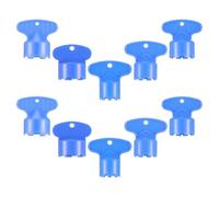Osmond Clé et Clé de Dépose Encastrées pour Aérateur Bleu, Ensemble de 10 Pièces Adapté Aux Tailles 16,5, 18,5, 21,5, 22,5, 24 mm
