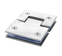 Osmond Clip à 180 Degrés pour Porte D'Armoire en Verre, Installation Facile, Pince pour Porte D'Armoire, Vitrine, Douche en Verre, Armoire, Charnière de Meuble