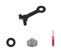 Osmond Cold Shoe Vlog Extension Bar Mount Adapter 6,35 mm Vis pour caméra d'action Support LED Micro Trépied Noir