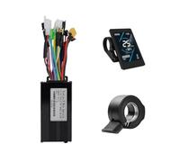 Osmond Contrôleur sans Balais 36V 48V 26A T5S avec Écran LCD + Kit de Throttle 130X pour la Réparation de Trottinette Électrique et de Vélo Électrique E-Bike.