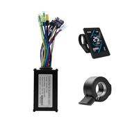 Osmond Controlleur sans Balais 36V 48V 15A T5S avec Écran LCD + Kit de Commande 130X pour Trottinette Électrique et Vélo Électrique Kit de Réparation