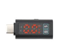 Osmond Convertisseur Numérique Type-C Voltmètre Numérique DC 5-24V pour la Transmission des Données et la Charge des Rouges