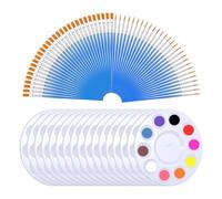Osmond Ensemble de 150 Pinceaux et Palettes pour Peinture à L', Aquarelle, Acrylique, Toile, Face Rock, Peinture