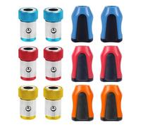 Osmond Ensemble de 6 Supports de Vis avec 6 Aimants, Anneau de Tournevis Magnétique pour Tournevis Hexagonal 1/4 Pouces et Embouts Électriques.