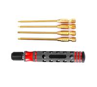 Osmond Ensemble de Tournevis Hexagonaux 1.5, 2.0, 2.5, 3.0mm avec Changement de Cl¨¦ Allen, Outil de Cl¨¦ Hexagonale pour Voitures RC, Crawlers, Bateaux.