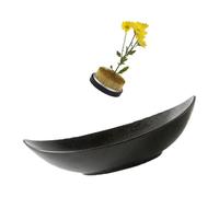 Osmond Ensemble de Vases, Grenouille à Fleurs Kanzan de 2 Pouces avec Vase Bol de 9 Pouces - Comprend Une Grenouille à Fleurs