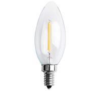 Osmond Filament De Flamme De Bougie E12 2W COB Ajustable Ampoule Lampe LED 10 x 3.5Cm