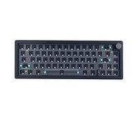 Osmond GMK67 Kit clavier mécanique 3 modes remplaçables à chaud Bluetooth 2,4 G sans RVB rétroéclairé Clavier structure de joint Noir