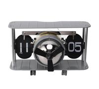 Osmond Horloge de Rétro en Avion avec 304 Acier Inoxydable - Horloge de Flip de Bureau Design Vintage pour Le Bureau, à